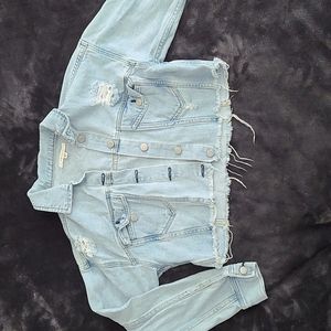 Cropped PacSun denim jacket, size small/xsmall